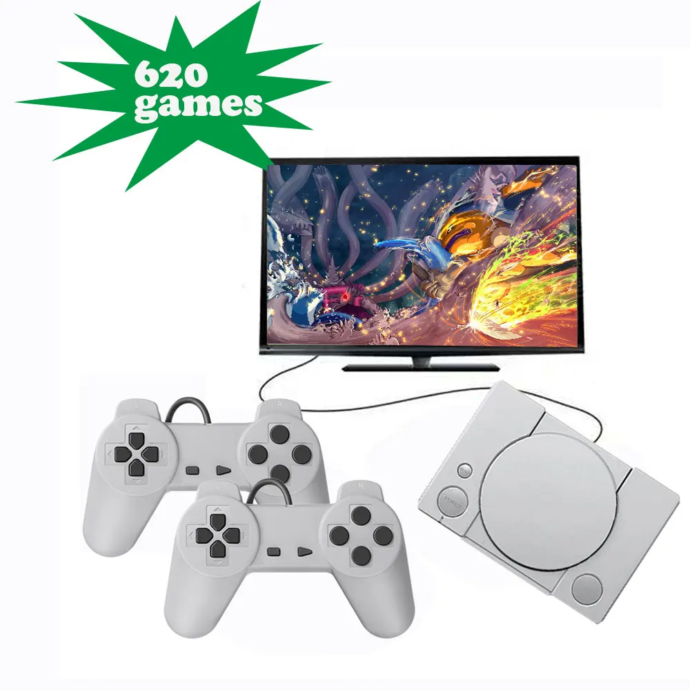 Классическая игровая консоль 8 бит мини домашний 620 экшен игра энтузиаст