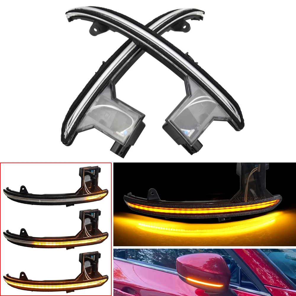 

2 шт., динамические фонари для зеркала заднего вида