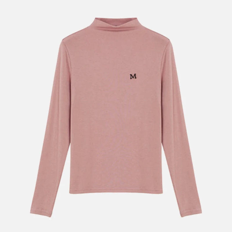 Pink T-shirts Зимние утепленные женские жилеты со стоячим воротником, розовый женский жилет без рукавов с хлопковой подкладкой, модная теплая однотонная яркая женская одежда - Цвет: Pink T-shirts