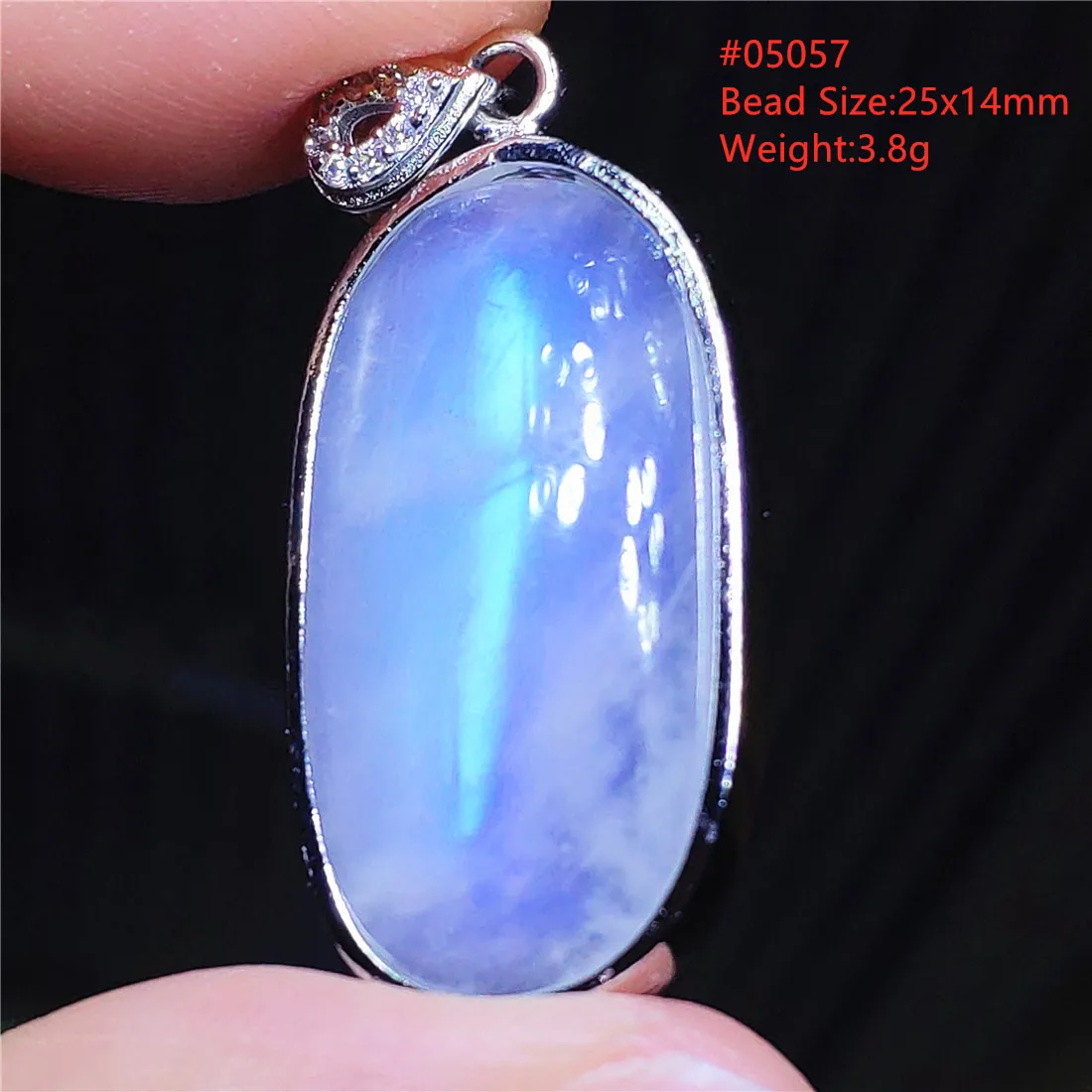 tiffany bracelet Natural Blue Light Moonstone Pendant Women Men Beads Water Drop Rectangle Crystal Moonstone Bead Necklace Healing AAAAA engagement rings