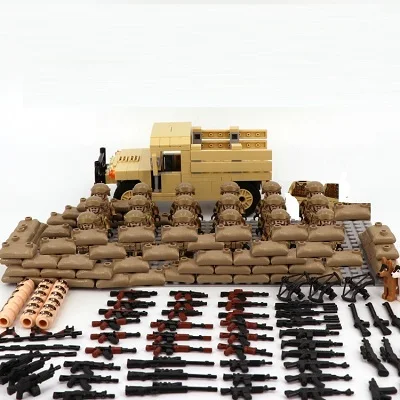 18 шт./лот солдат спецназа США MOC пистолет спецназ оружие Мини Playmobil военные