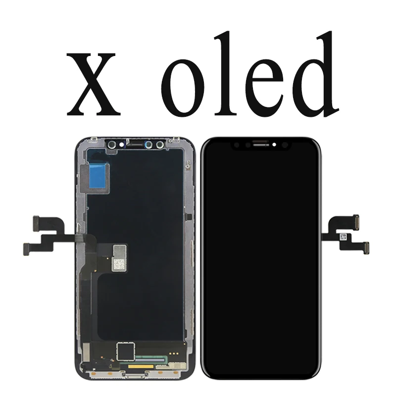 Для iPhone X lcd XS сенсорный экран без битых пикселей OLED OEM панель в сборе для iPhone XS Max XR ЖК-дисплей Запасная часть - Цвет: for X OLED