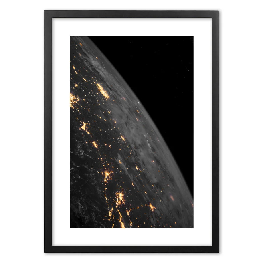 Earth In Space Wall Art Print paper Painting Nordic Posters And Prints Pictures For Living Room Decor | Дом и сад