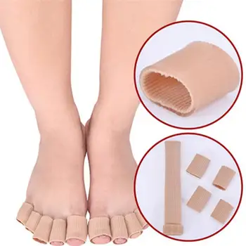 

2pcs 15cm Toe Tubes Toe Separators Fabric Toe Sleeve Protectors for Corns Blisters Hammertoes