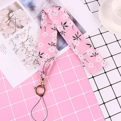 Pink Shellnail ремень для мобильного телефона, ремень с бантом, кошелек для монет, рюкзак, широкий шнурок, ремешок для iPhone, камеры, USB, ID, карты, висящий на шее - Цвет: Pink