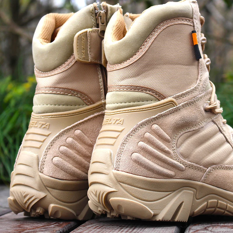 Мужские тактические военные ботинки зимние водонепроницаемые рабочие из