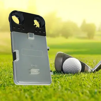 

Protable Golf Scorecard Holder Score Card Board Training Golf Sports Entertain Q1FF