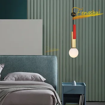 

Modern LED Morandi Pendant Lamp Lighting Nordic Creative Decoration Pendant Lights Bedroom Loft Hotel Living Room Hanging Lamps