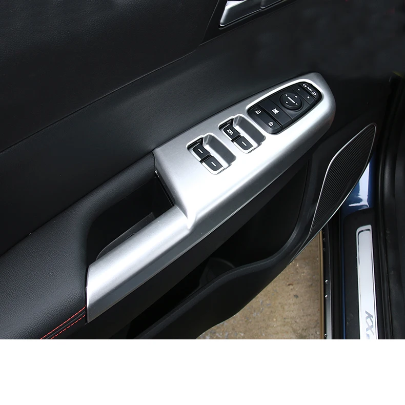 

Lsrtw2017 Car Window Control Panel Trims for Kia Kx5 Sportage Forte Rio 2016 2017 2018 2019 2020 Interior Mouldings Accessories