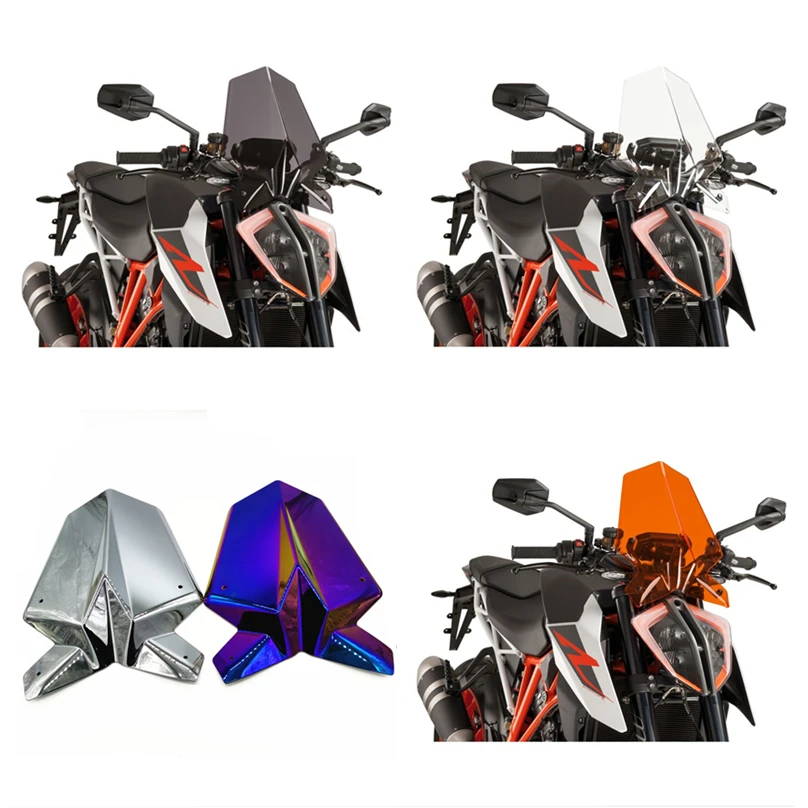 Для KTM 1290 SUPERDUKE R 1290 Super Duke R аксессуары для мотоциклов покрытие АБС лобовое стекло
