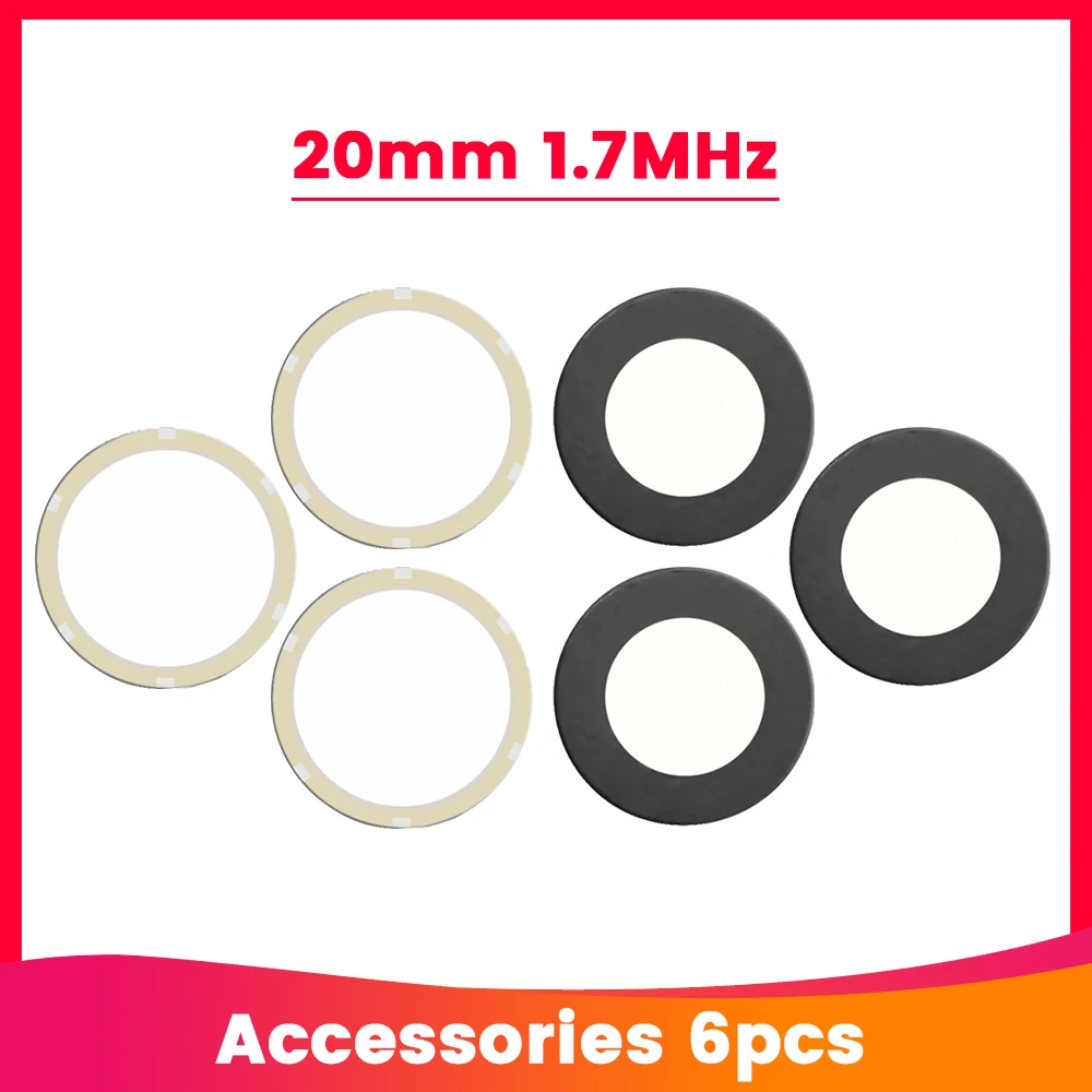 6pcs 20mm 1.7MHz air cleaning machine Ultrasonic Mist Maker Fogger Ceramics Discs for Humidifiers replacements