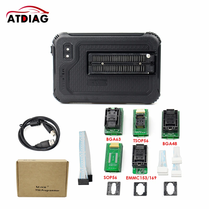 Original XGecu T56 Universal Programmer With BGA63 BGA64 BGA169 Adapter Super Performance High Speed 24/25/26/93 Serial EEPROM | Автомобили