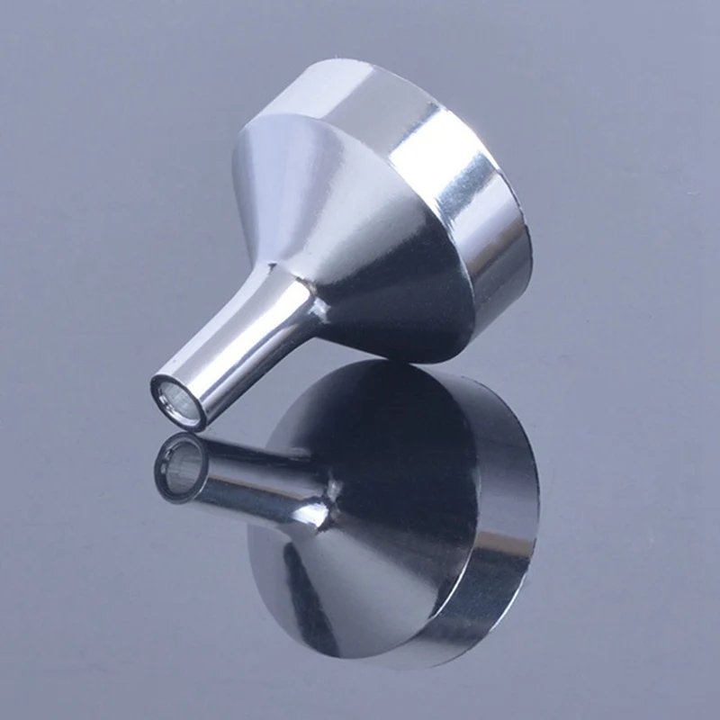 1PCS Stainless Steel Funnel Metal Mini Funnels Transferring Liquid For Perfume Split Bottles Container