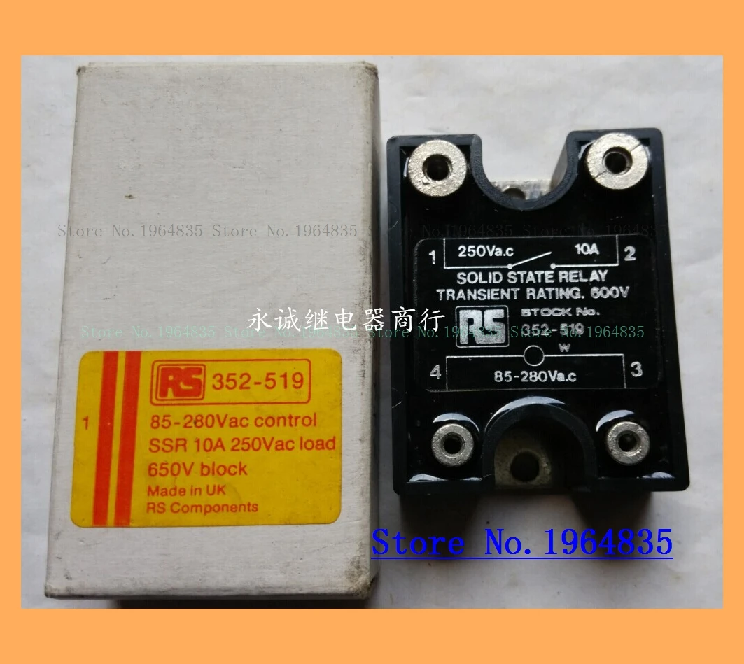 

RS 352-519 85-280Vac relay 10A 250Vac
