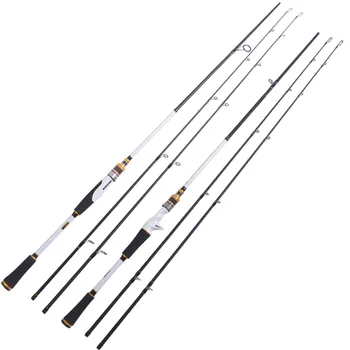 

2.1m Spinning Fishing Rod 2 Section 2 Tips M/MH Power Carbon Travel Baitcasting Fishing Rod Bass Pole Sea 2019