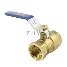 3/4" PT to 3/4" PT F/F Thread Blue Lever Handle Full Port Ball Valve