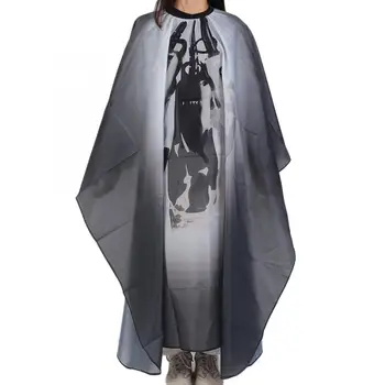 

Barber Salon Apron Anti-Static Color Gradient Hair Cutting Cape Hairdressing Apron for Hair Salon Home Use Hairdressing Tools d