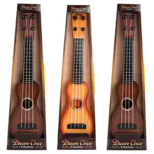 Классическая Имитация древесины Ukelele гитарные Игрушки Музыкальные инструменты для детей образование Монтессори игрушки для детей Рождественский подарок