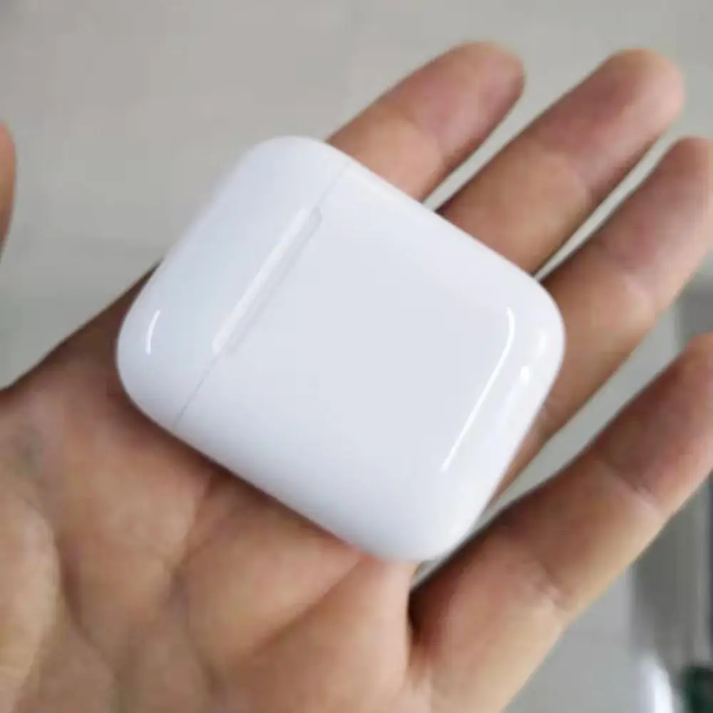 Новейшее изменение местоположения Супер копия Air 2 Bluetooth наушники 5,0 всплывающие смарт-светильник беспроволочные наушники Беспроводное зарядное устройство - Цвет: White