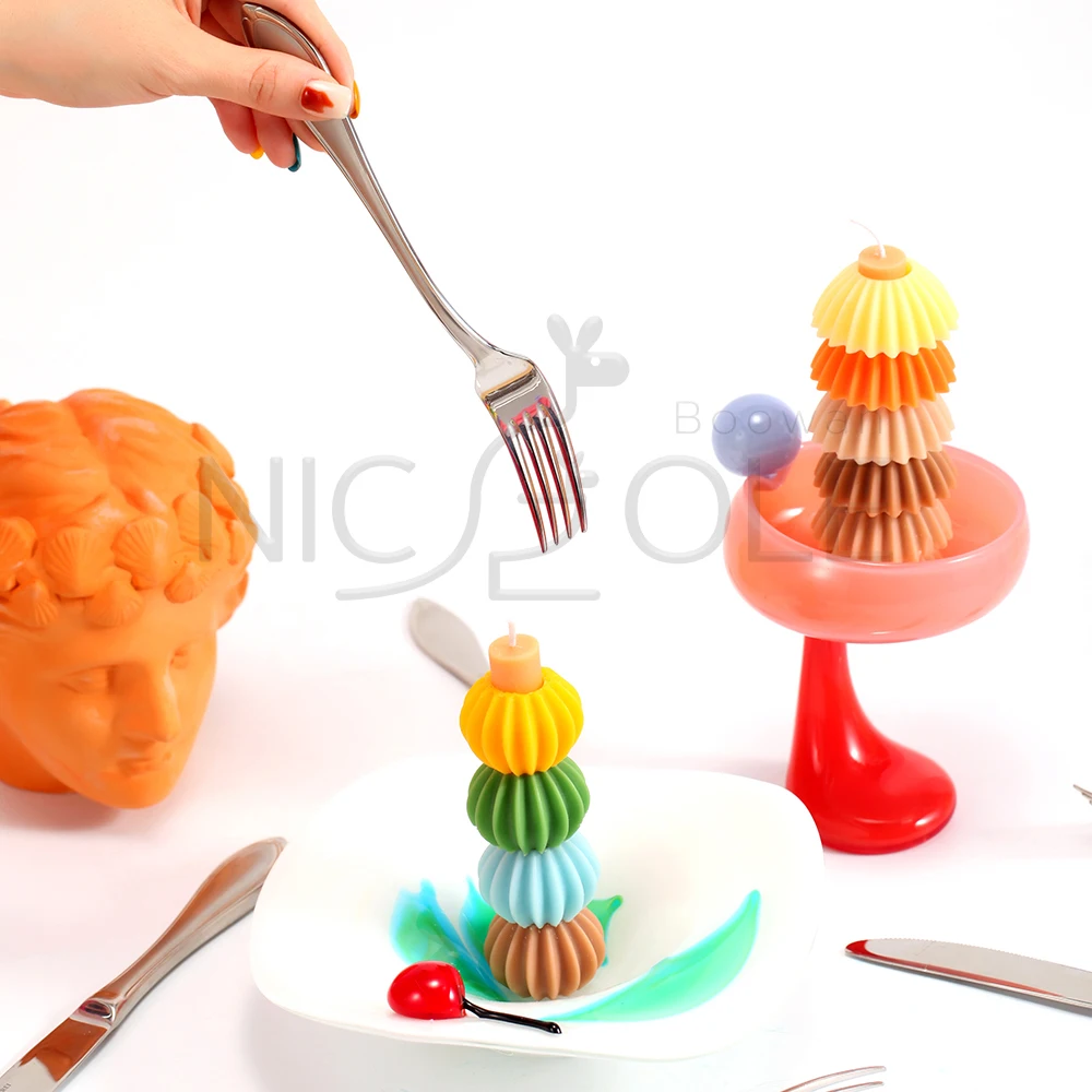 Building Block Candle Molds Aromatherapy Wax Silicone Mould DIY Handmade Home Decoration Tool