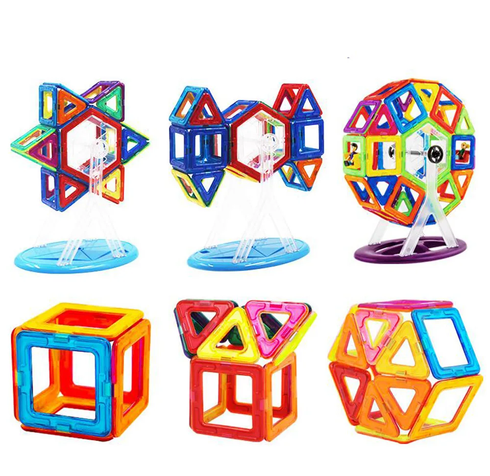 Big Size Magnetic Designer Construction Set Model & Building Toy Magnets Magnetic Blocks Educational Toys For Children gift