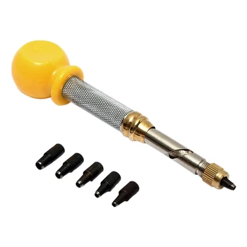 

6Pcs Watch Strap Belt Punching Tool Watchband Hole Puncher Band Punch with Pins, Leather Belt Strap Hole Punch for Watchband, Be