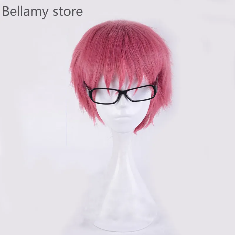 

Anime Seraph of the end Shiho Kimizuki Short Pink Heat Resistant Cosplay Costume hairwear Wig+Wig Cap