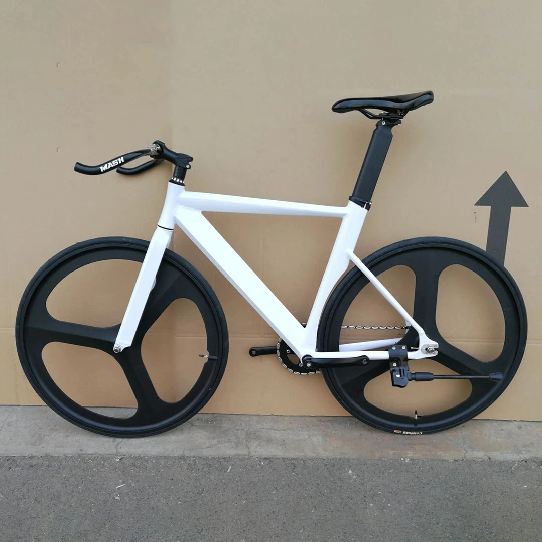 Fixie Bike Frame 52cm Fixed Gear Bicycle Frameset Matte Black