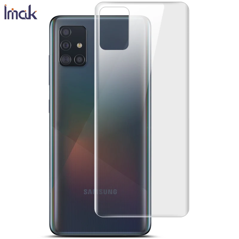Imak 2 шт прозрачная Гидрогелевая пленка для Samsung Galaxy A51 3D полная защитная мягкая