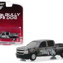 GL 1: 64 Chevrolet Silverado 4x4 пикап Bully собака сплав модель автомобиля литье под давлением металлические игрушки подарок на день рождения для детей мальчиков