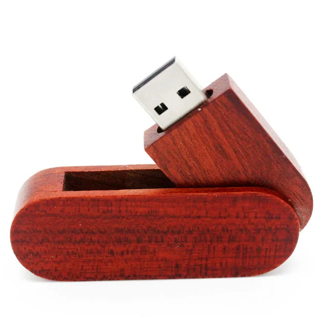 JASTER rotatabl деревянный брелок usb флэш-накопитель Флешка 8 ГБ 16 ГБ 32 ГБ фотография подарок(более 10 шт. бесплатный логотип) U диск - Цвет: Rose wood
