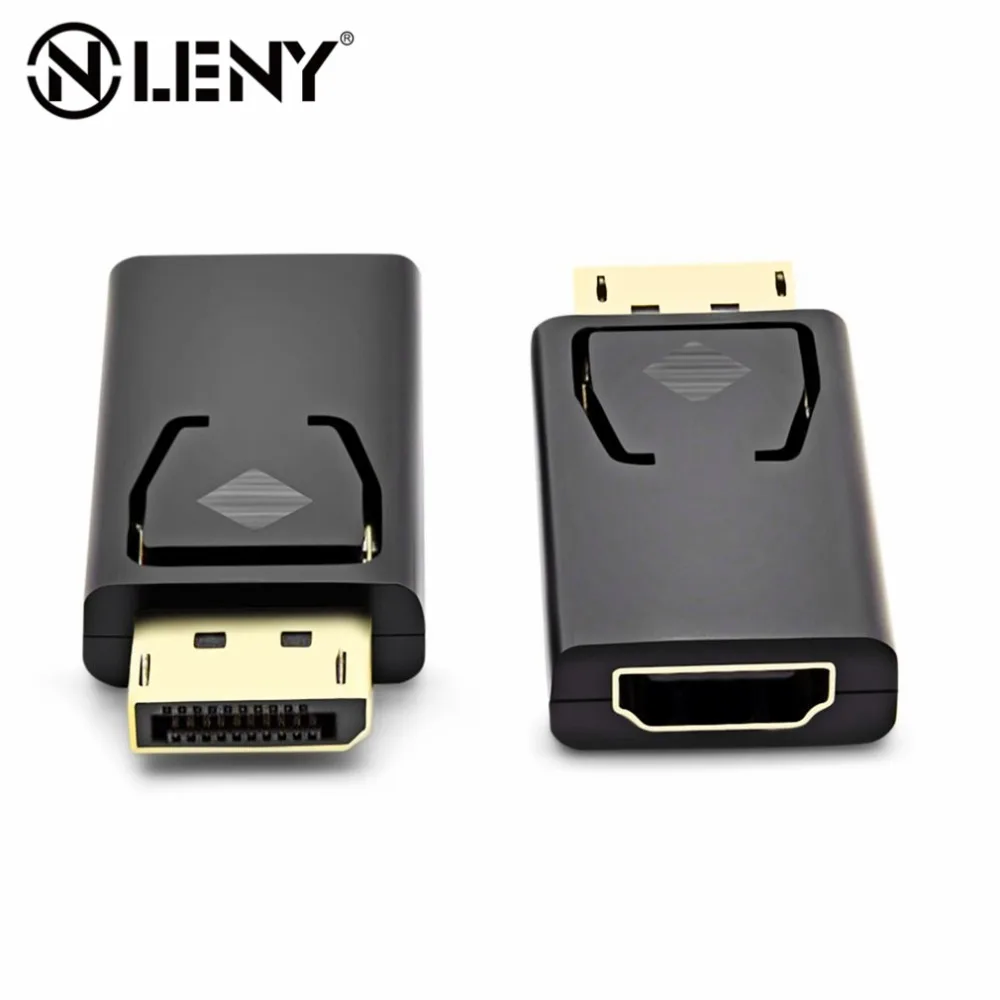 Onleny Mini display порт папа-папа HDMI конвертер 1080P DP к HDMI адаптер Позолоченный разъем ABS корпус Поддержка горячей вилки