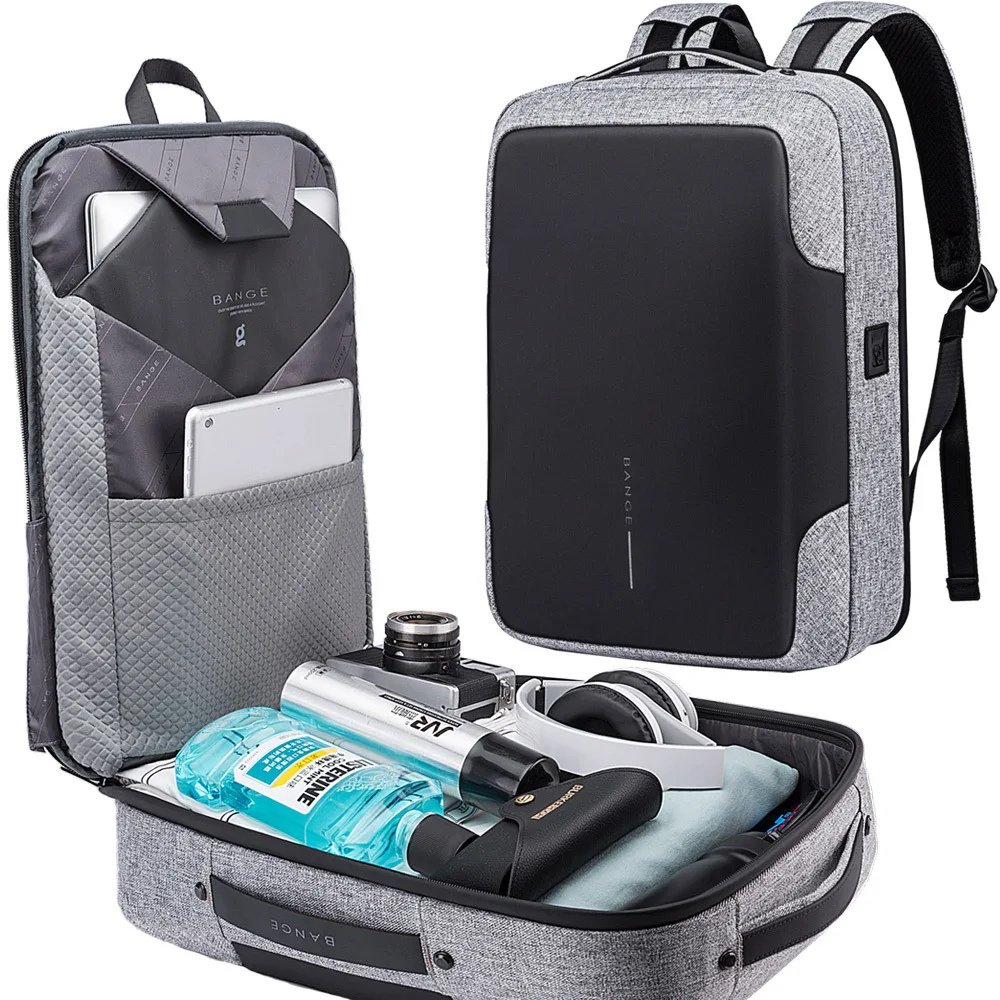 

New Business Dual Shoulder Bag for Men's Short-distance Travel Computer Bag Multi-functional Charging Backpack Tide