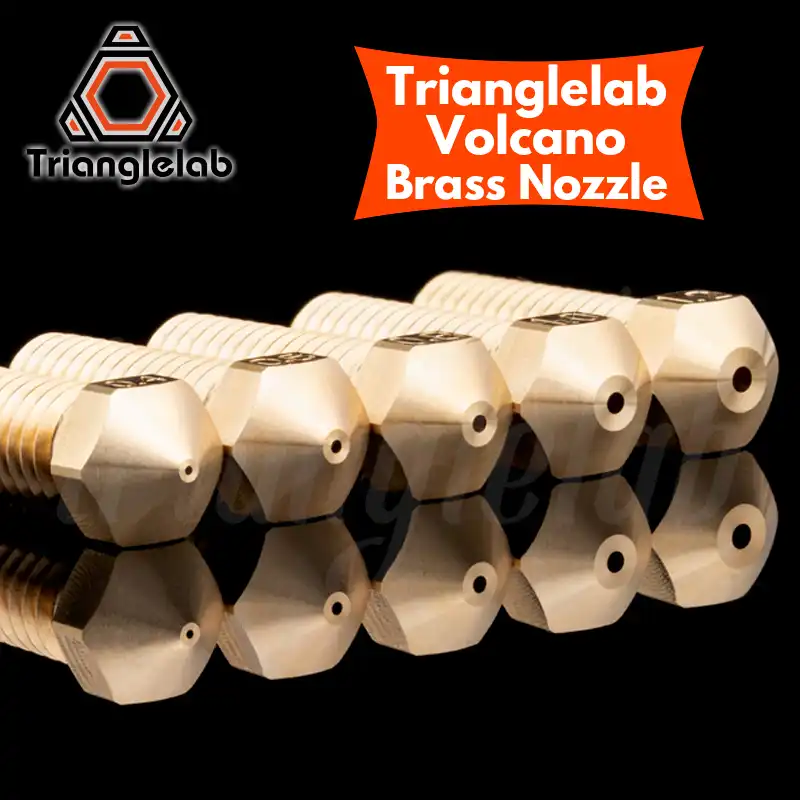 Trianglelab T Volcano Nozzle 1 75mm Large Flow High Quality Custom Models For 3d Printers Hotend For E3d Volcano Hotend J Head Aliexpress