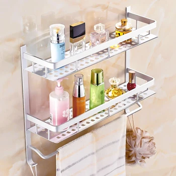 

Bathroom Accessories Kitchen Storage Rack Bathroom Shower Caddy Shelf Bath Hanging Storage Rack Holder Organizer