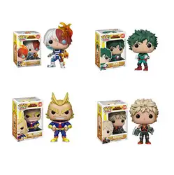 Funko Pop оригинальные виниловые фигурки героев мультфильма «Мой герой» Todoroki Shoto Коллекция модель детских игрушек для детей подарок на день