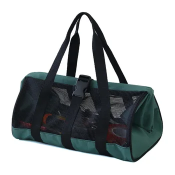 

Gardening Tools Home Organizer Toys Tote Portable Storage Bag With Handle Large Capacity Oxford Fabric Reusable Mesh Carrying