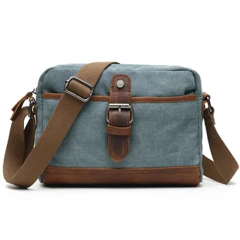 

Canvas Crossbody Bags For Women Small Size Messenger Bags For Men Waterproof Vintage Men Canvas Handbags