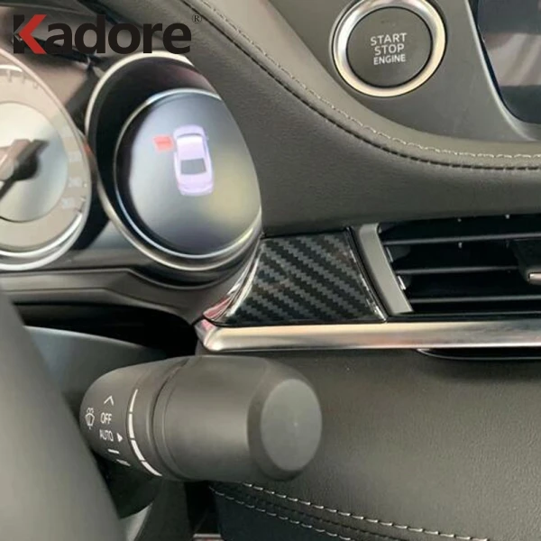 Для Mazda 6 Atenza углеродное волокно Автомобильный Центр управления кромкой отделка интерьера аксессуары для автомобиля Стайлинг