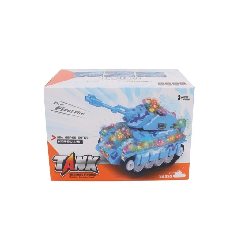 

Children Model Electric Tank Shining Music Universal Tank Military Model Toy Stall Hot Selling