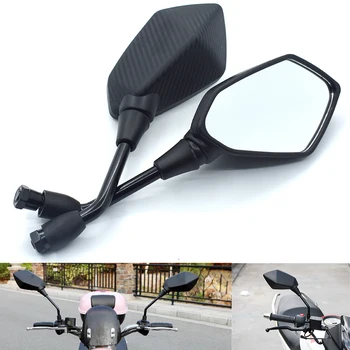 

Universal 10mm motorcycle rearview mirror large size mirror black For DUCATI MONSTER M400 M600 M620 M750 M750IE M900