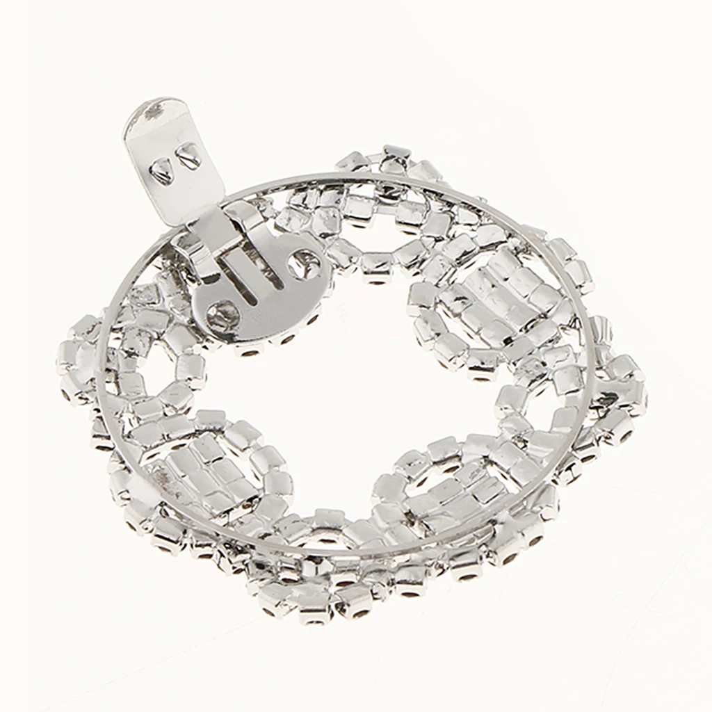 Shiny Rhinestone Crystal Wedding Bridal Diamante Crystal Shoe Clips  Alloy Anklets