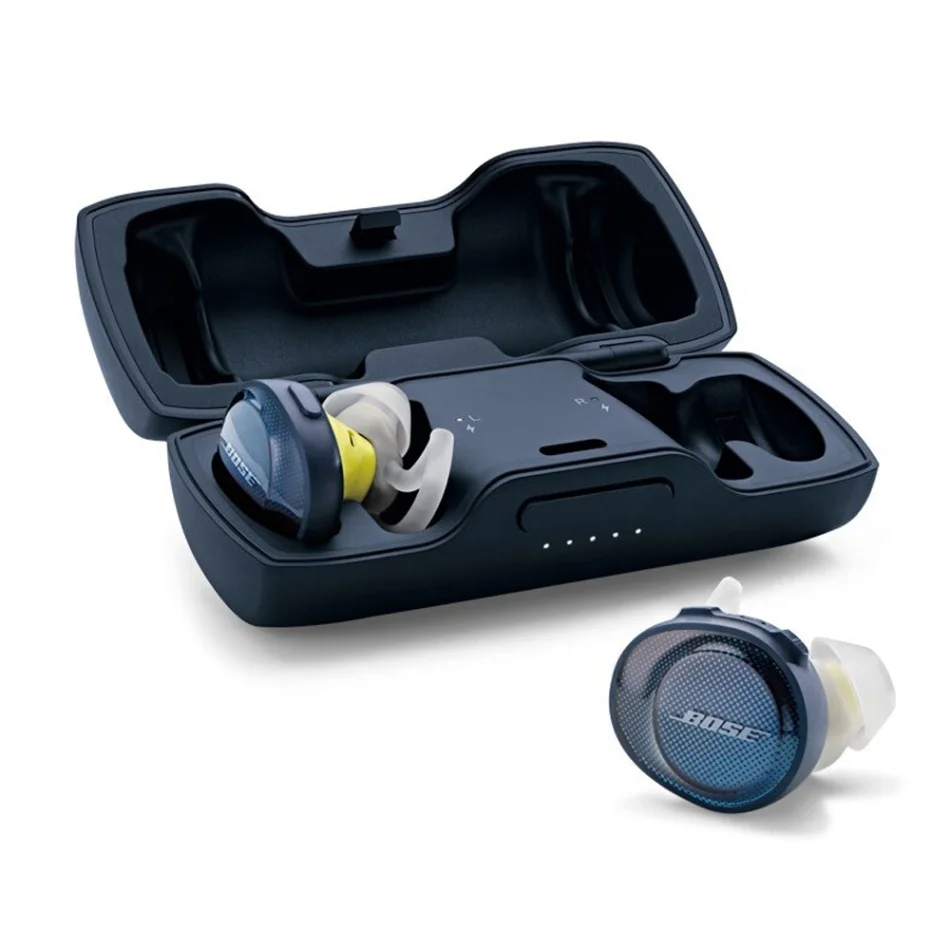 Bose SoundSport Free True беспроводные Bluetooth наушники TWS спортивные наушники водонепроницаемые наушники гарнитура с микрофоном - Цвет: Синий