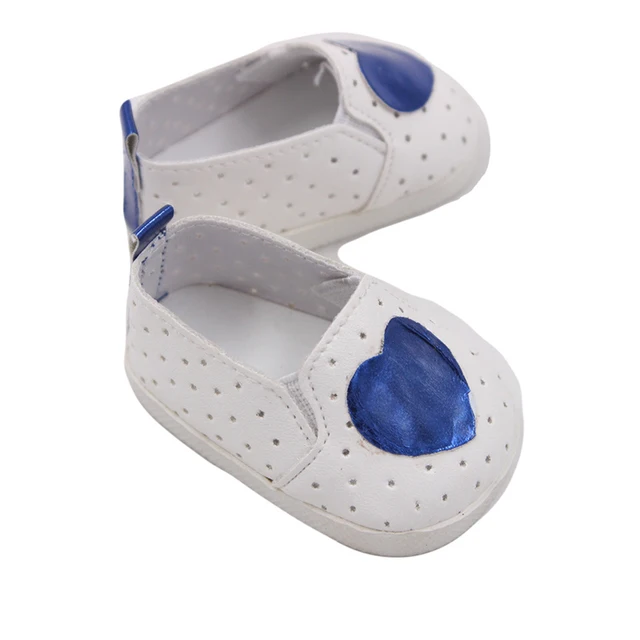 Cute Doll Shoes 7cm Bow Cartoon Skull Pattern Mini Shoes For 18 Inch American&43cm Baby New Bron Dolls Og Girl Toy 1/3 BJD Shoes SH-0010-2