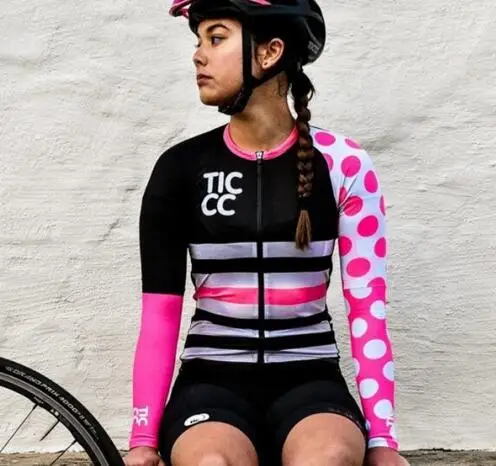 Maglia Ciclismo летний велосипедный костюм Велоспорт Джерси женский короткий рукав Велоспорт рубашки розовый горный велосипед одежда - Цвет: 1