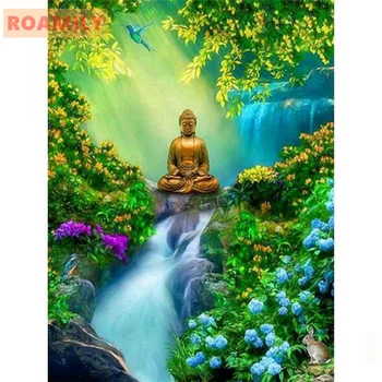 

Diamond Embroidery Icons,5D Full Square/Round Diamond Painting,Buddha,Religion,Pictures with Rhinestones,Picture On Wall