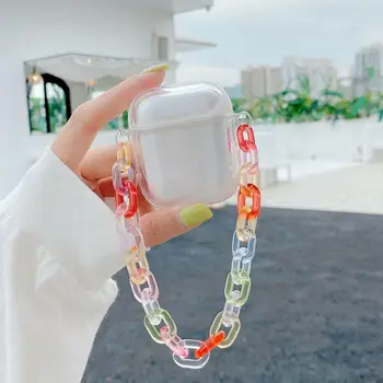 

1 Pcs Case Cover Lanyard Chain Strap Liquid Quicksand 2 / For Apple Case AirPods Fit Apple Apple Pro For AirPods / AirPo Ai V1W8