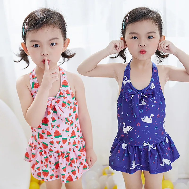 

Children 0-1-3-4-5-8 GIRL'S Girls One-piece Princess Dress-Bathing Suit Years Old Baby 6 CHILDREN'S Swimsuit