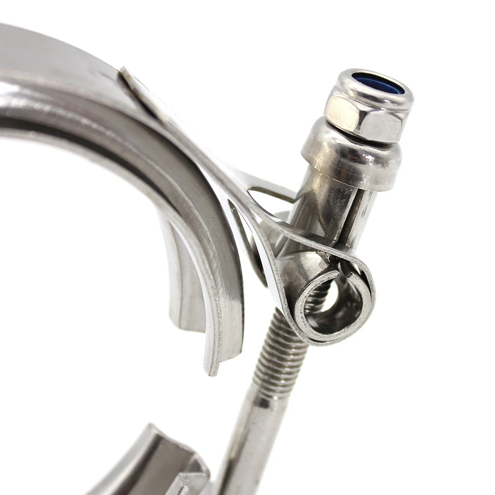 3,0 дюймов-76 мм фланцевый зажим серебряный фланцевый зажим комплект адаптер для турбо выхлопные трубы серебро