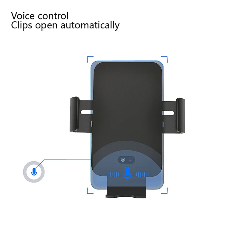 Wireless Charger Car Phone Holder 10W Qi Car Wireless Charger For IPhone X Xiaomi Samsung 9 Auto Clamping Fast Wireless Charging